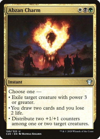 Image for Abzan Charm (199) (Commander 2020) (C20) - Magic: The Gathering