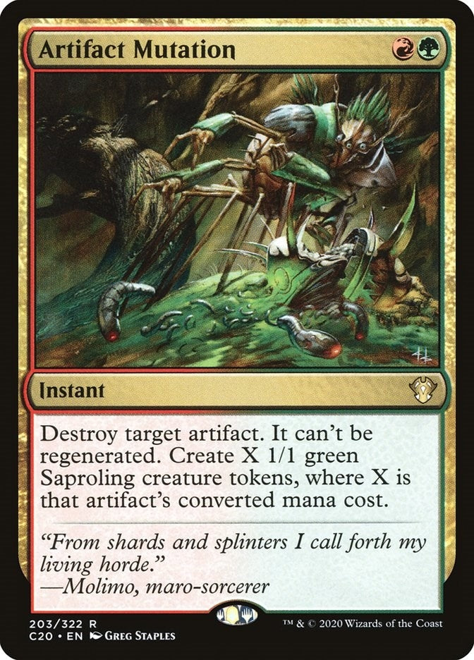 Image for Artifact Mutation (203) (Commander 2020) (C20) - Magic: The Gathering