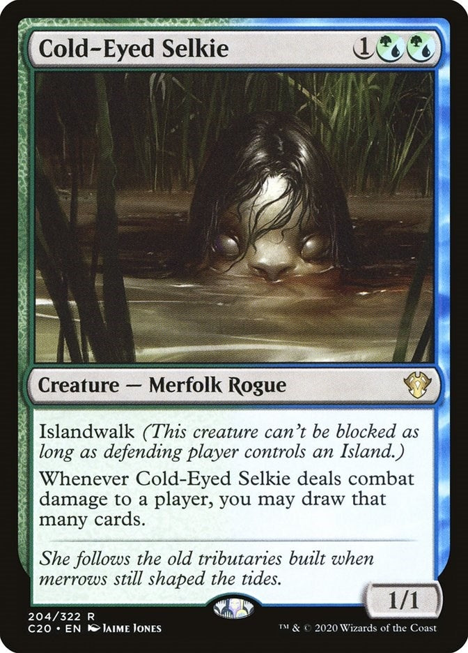 Image for Cold-Eyed Selkie (204) (Commander 2020) (C20) - Magic: The Gathering