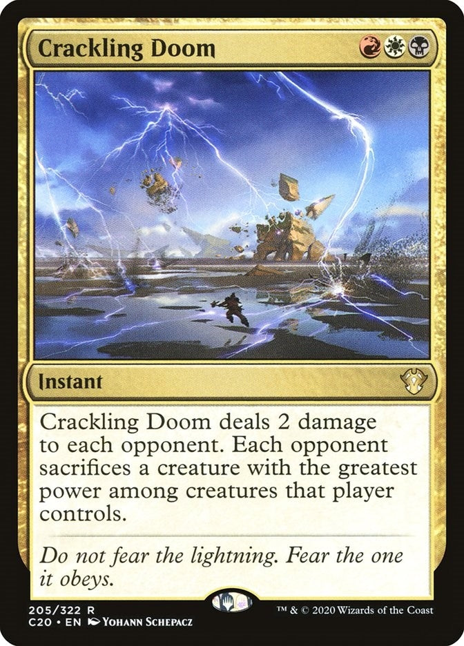 Image for Crackling Doom (205) (Commander 2020) (C20) - Magic: The Gathering