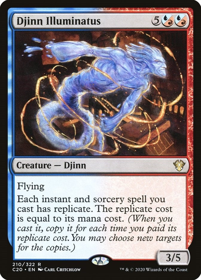 Image for Djinn Illuminatus (210) (Commander 2020) (C20) - Magic: The Gathering