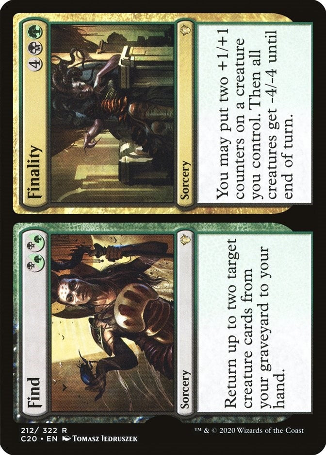 Image for Find // Finality (212) (Commander 2020) (C20) - Magic: The Gathering
