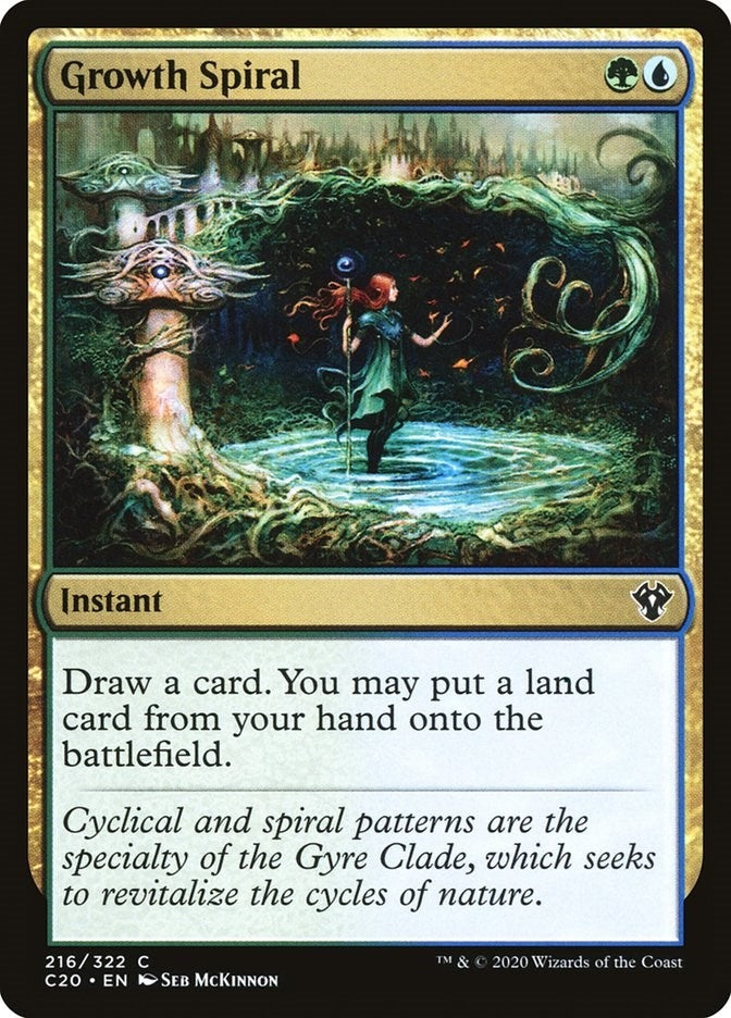 Image for Growth Spiral (216) (Commander 2020) (C20) - Magic: The Gathering