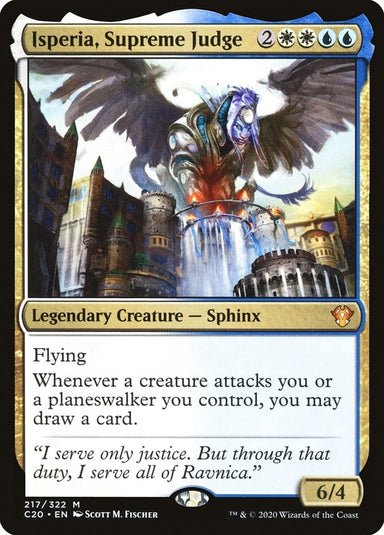 Image for Isperia, Supreme Judge (217) (Commander 2020) (C20) - Magic: The Gathering