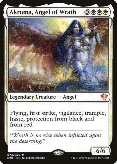 Image for Akroma, Angel of Wrath (73) (Commander 2020) (C20) - Magic: The Gathering