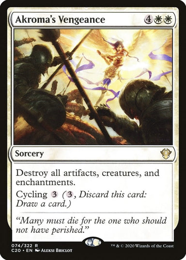 Image for Akroma's Vengeance (74) (Commander 2020) (C20) - Magic: The Gathering
