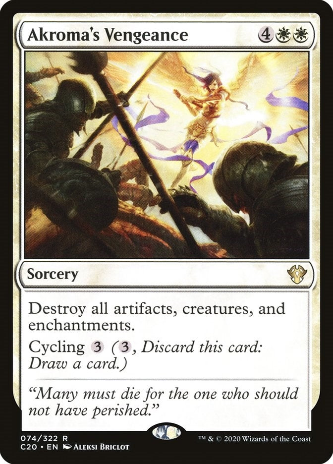 Image for Akroma's Vengeance (74) (Commander 2020) (C20) - Magic: The Gathering