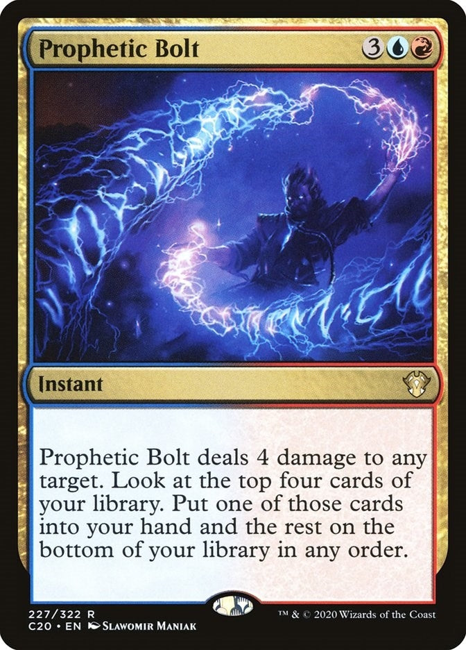 Image for Prophetic Bolt (227) (Commander 2020) (C20) - Magic: The Gathering