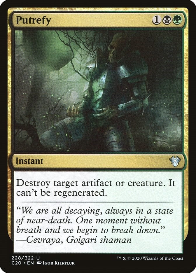 Image for Putrefy (228) (Commander 2020) (C20) - Magic: The Gathering