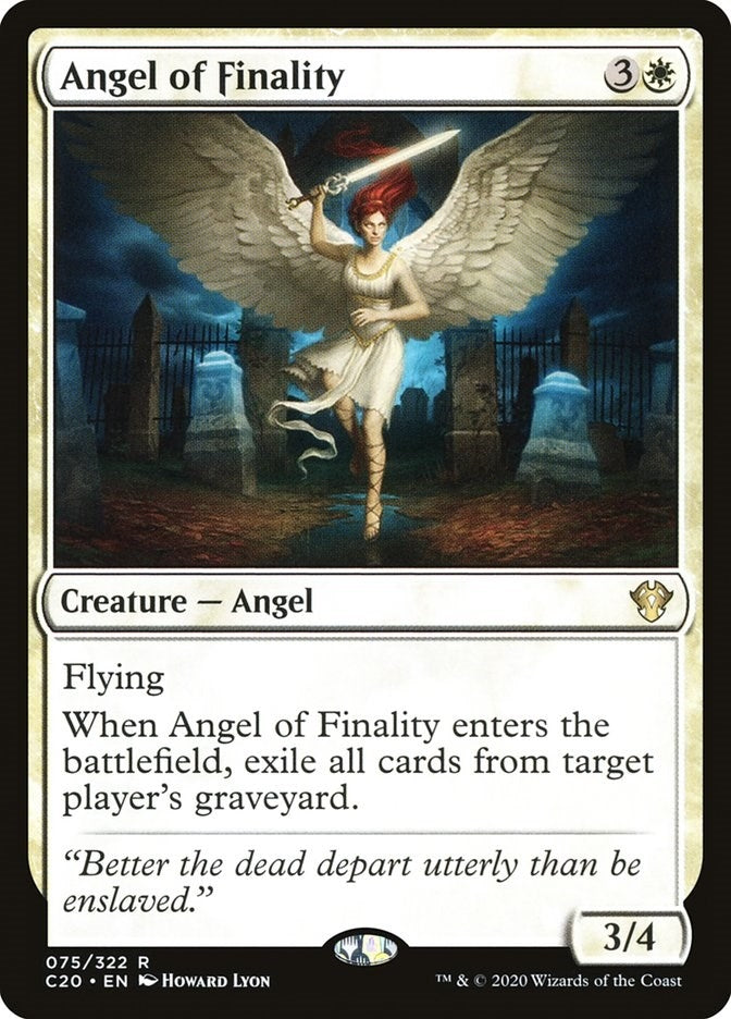 Image for Angel of Finality (75) (Commander 2020) (C20) - Magic: The Gathering