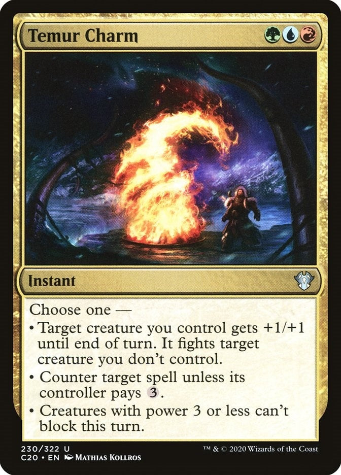 Image for Temur Charm (230) (Commander 2020) (C20) - Magic: The Gathering