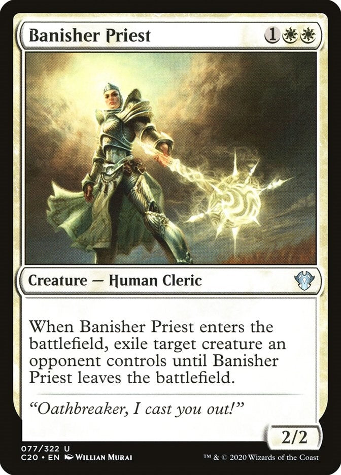 Image for Banisher Priest (77) (Commander 2020) (C20) - Magic: The Gathering