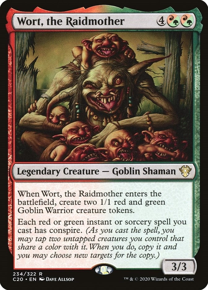 Image for Wort, the Raidmother (234) (Commander 2020) (C20) - Magic: The Gathering