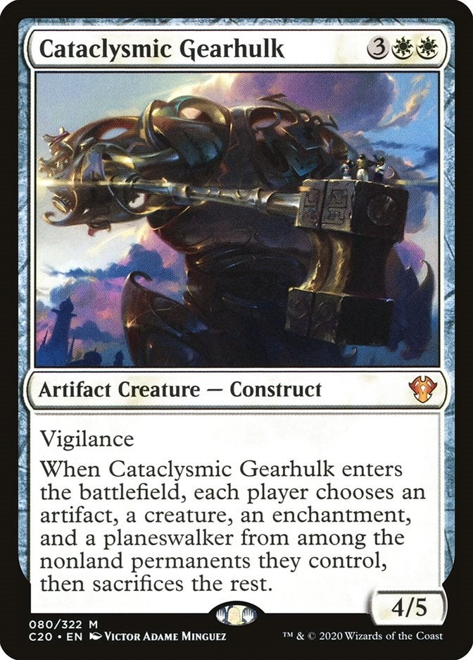 Image for Cataclysmic Gearhulk (80) (Commander 2020) (C20) - Magic: The Gathering