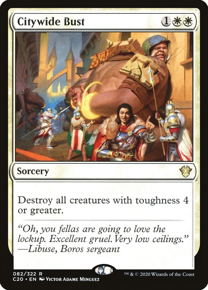 Image for Citywide Bust (82) (Commander 2020) (C20) - Magic: The Gathering