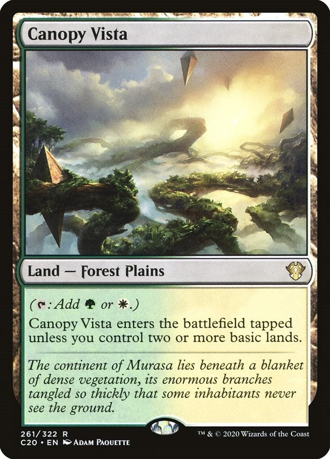 Image for Canopy Vista (261) (Commander 2020) (C20) - Magic: The Gathering