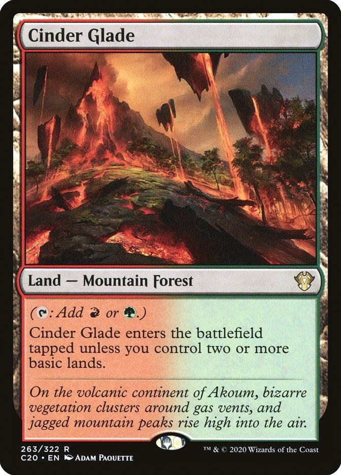 Image for Cinder Glade (263) (Commander 2020) (C20) - Magic: The Gathering