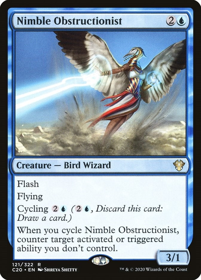Image for Nimble Obstructionist (121) (Commander 2020) (C20) - Magic: The Gathering