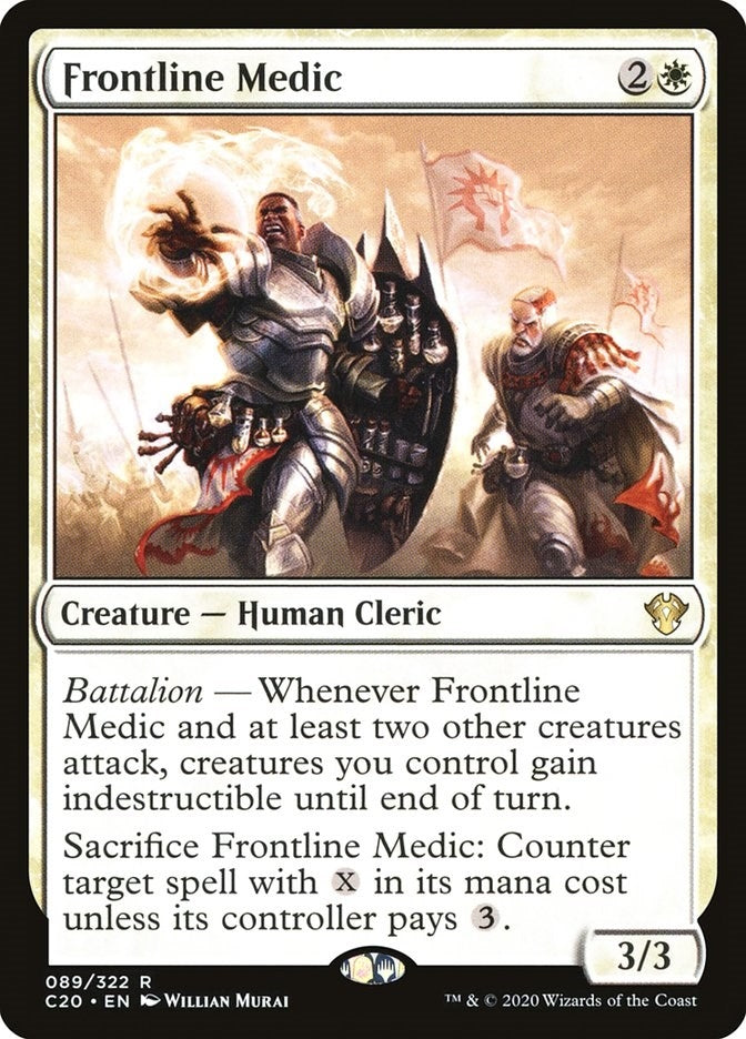 Image for Frontline Medic (89) (Commander 2020) (C20) - Magic: The Gathering