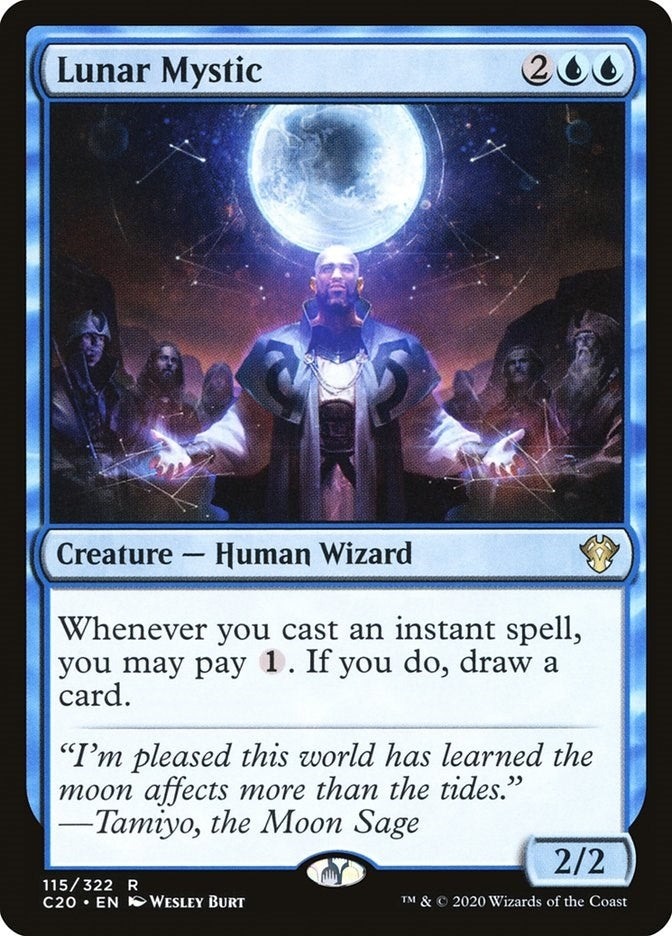 Image for Lunar Mystic (115) (Commander 2020) (C20) - Magic: The Gathering