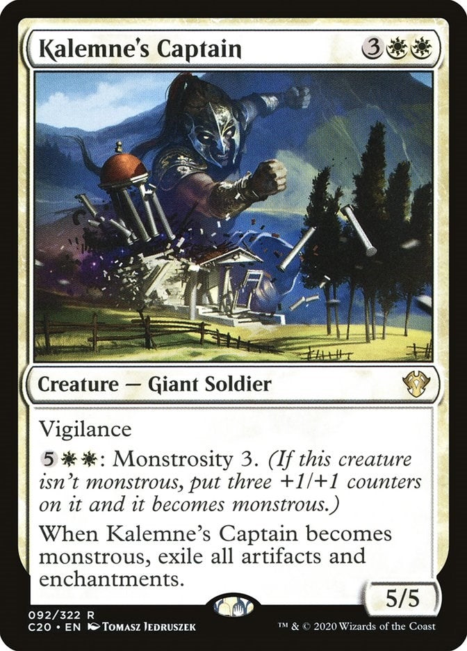 Image for Kalemne's Captain (92) (Commander 2020) (C20) - Magic: The Gathering