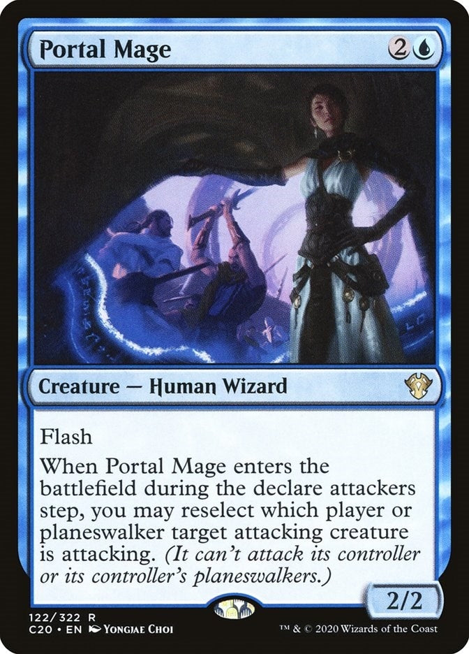 Image for Portal Mage (122) (Commander 2020) (C20) - Magic: The Gathering