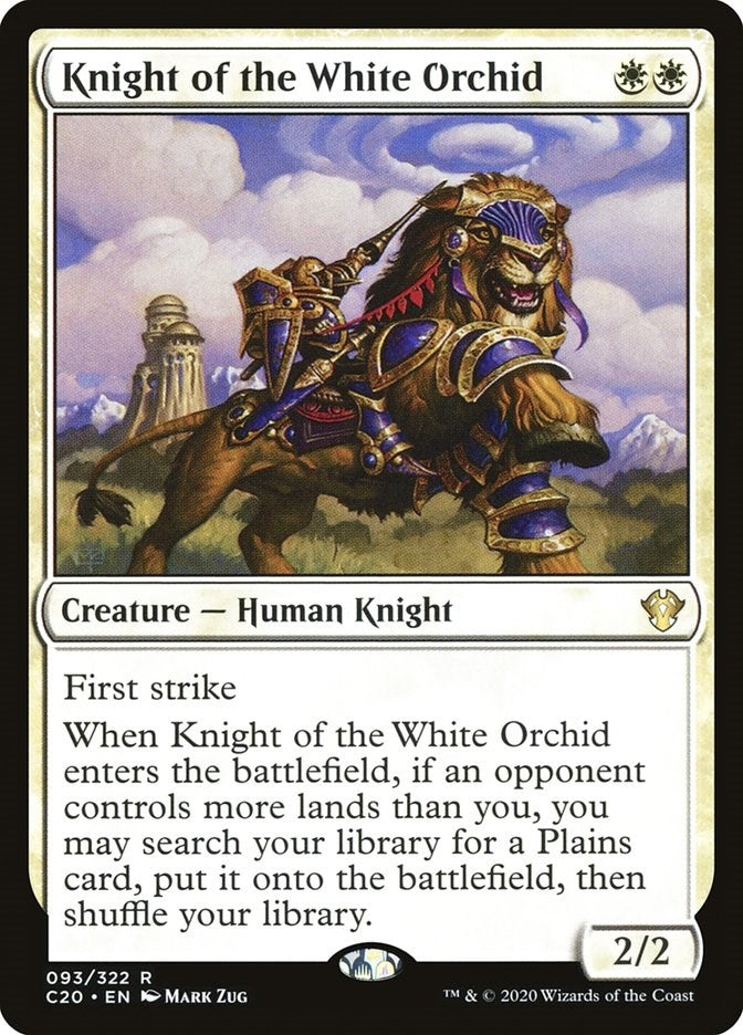 Knight of the White Orchid (93) (Commander 2020)