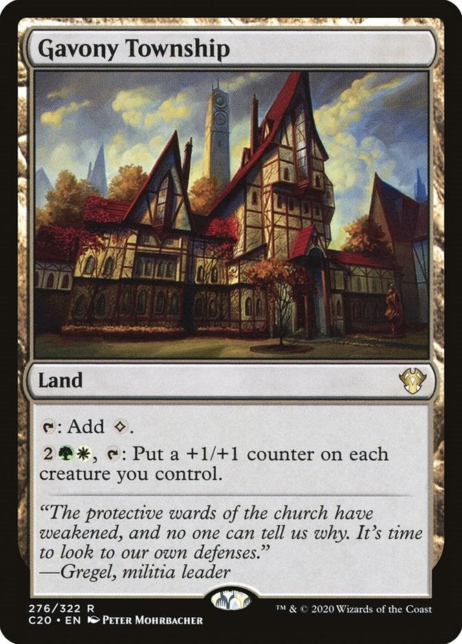 Image for Gavony Township (276) (Commander 2020) (C20) - Magic: The Gathering