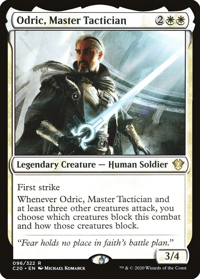 Image for Odric, Master Tactician (96) (Commander 2020) (C20) - Magic: The Gathering