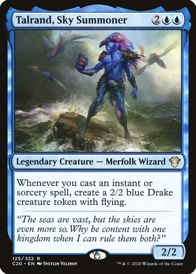 Image for Talrand, Sky Summoner (125) (Commander 2020) (C20) - Magic: The Gathering