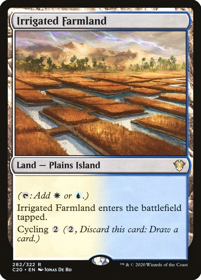 Image for Irrigated Farmland (282) (Commander 2020) (C20) - Magic: The Gathering
