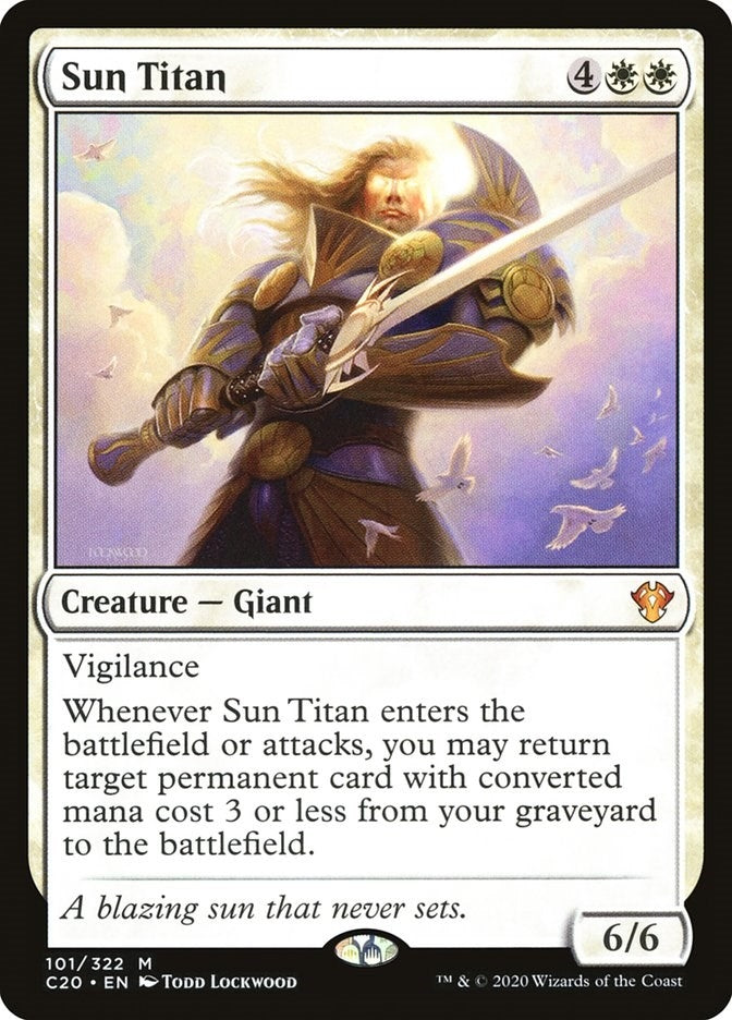 Image for Sun Titan (101) (Commander 2020) (C20) - Magic: The Gathering