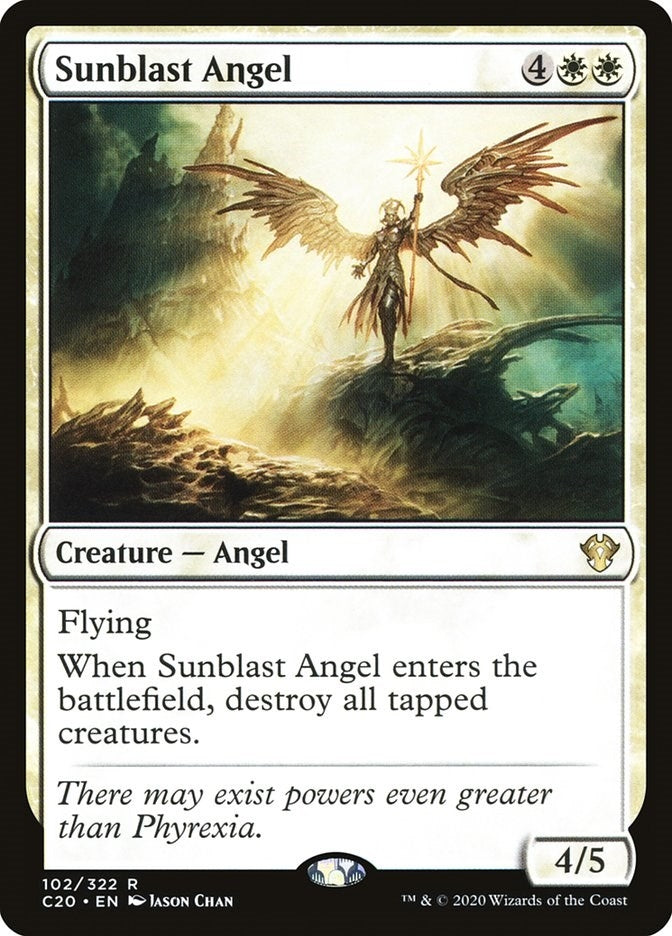 Image for Sunblast Angel (102) (Commander 2020) (C20) - Magic: The Gathering