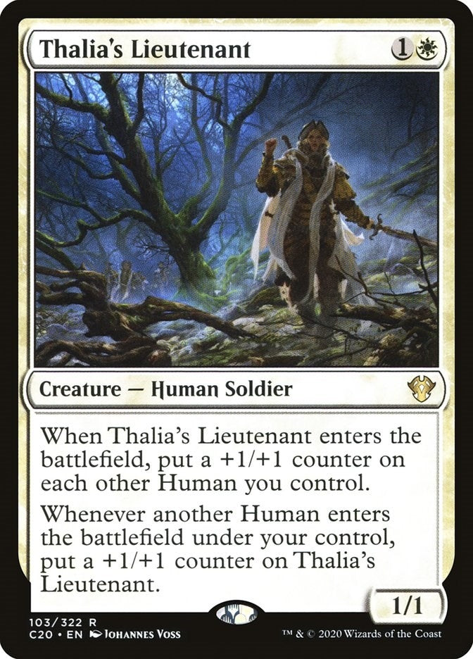 Image for Thalia's Lieutenant (103) (Commander 2020) (C20) - Magic: The Gathering