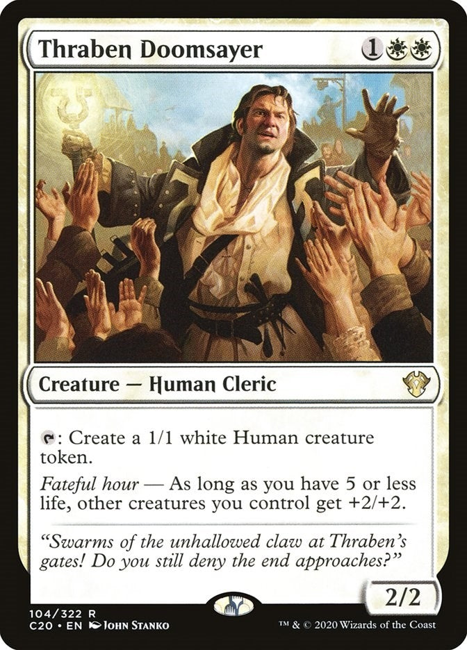 Image for Thraben Doomsayer (104) (Commander 2020) (C20) - Magic: The Gathering