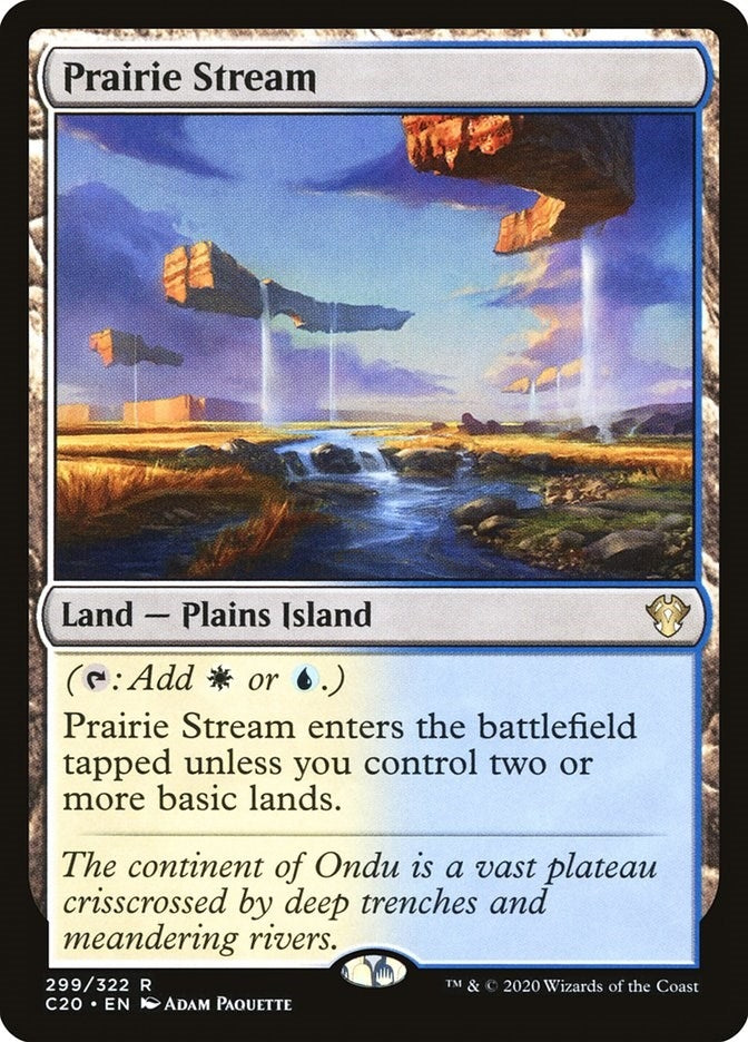 Image for Prairie Stream (299) (Commander 2020) (C20) - Magic: The Gathering