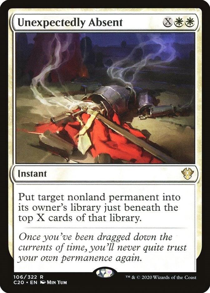 Image for Unexpectedly Absent (106) (Commander 2020) (C20) - Magic: The Gathering