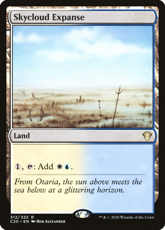 Image for Skycloud Expanse (312) (Commander 2020) (C20) - Magic: The Gathering