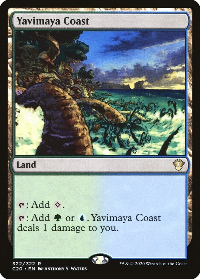 Image for Yavimaya Coast (322) (Commander 2020) (C20) - Magic: The Gathering