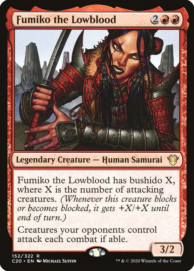 Image for Fumiko the Lowblood (152) (Commander 2020) (C20) - Magic: The Gathering