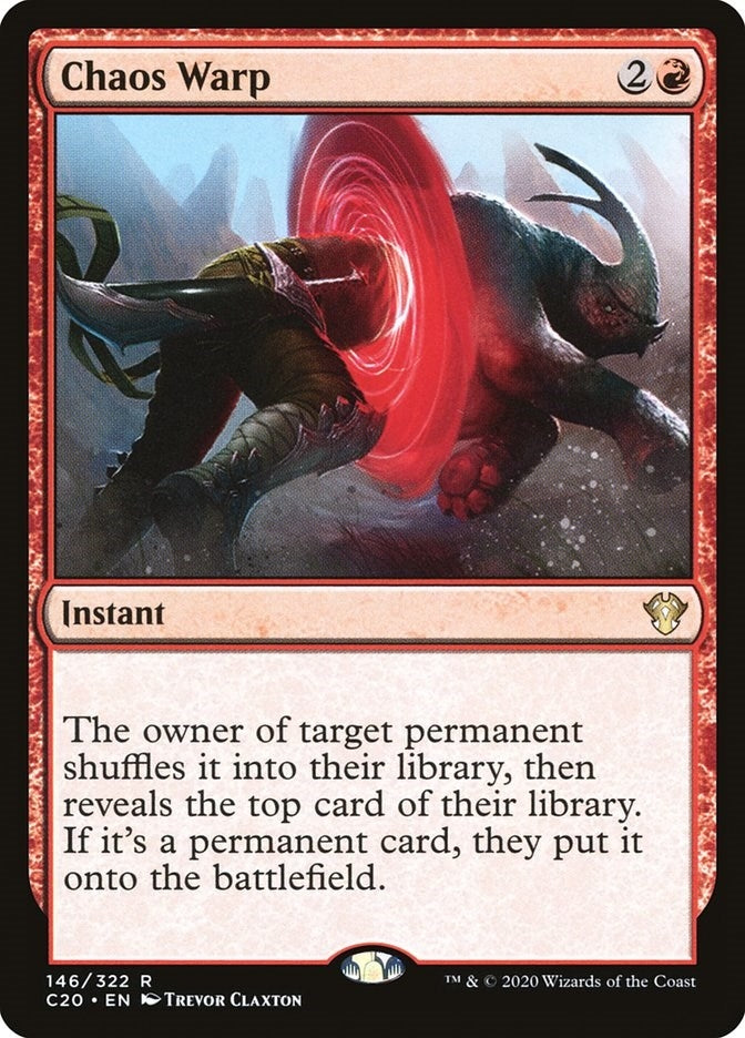 Image for Chaos Warp (146) (Commander 2020) (C20) - Magic: The Gathering