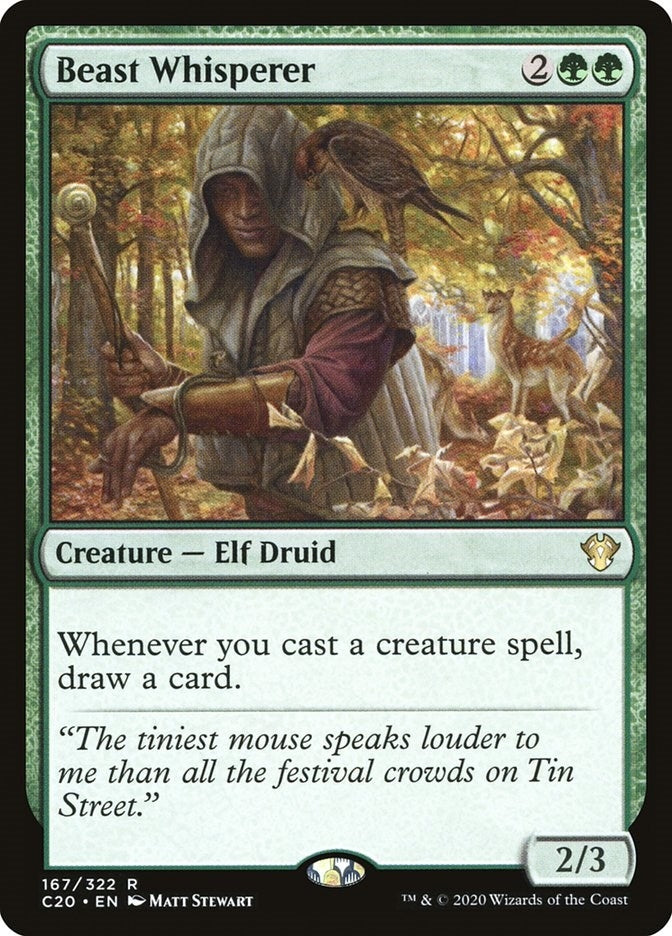 Image for Beast Whisperer (167) (Commander 2020) (C20) - Magic: The Gathering