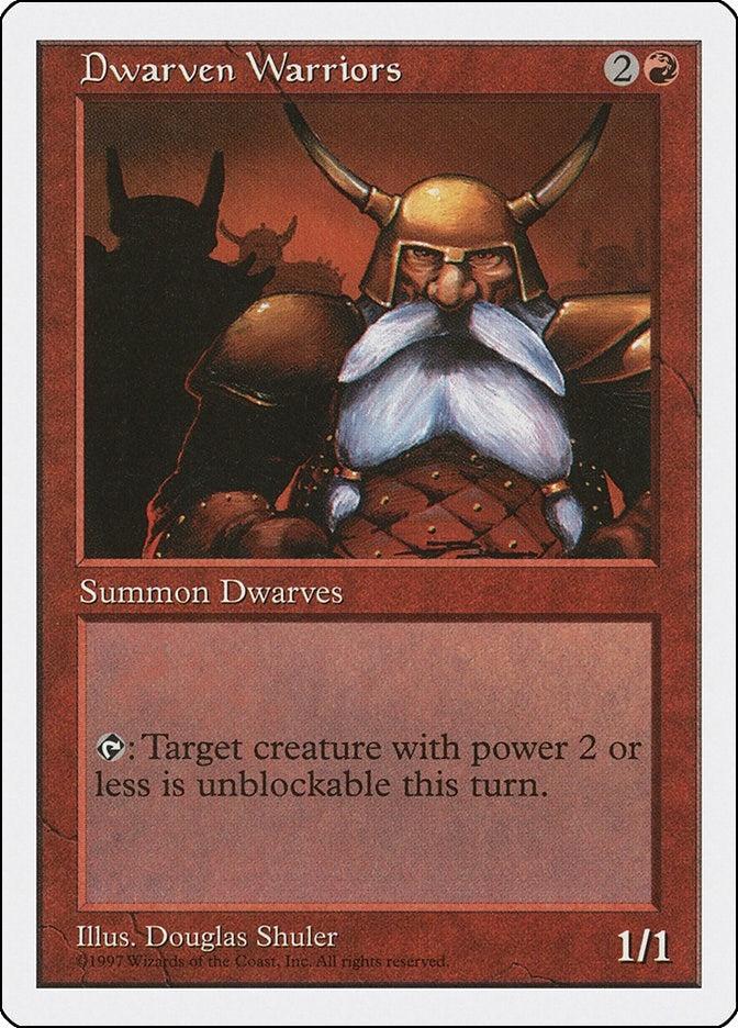 Image for Dwarven Warriors (Fifth Edition) (5ED) - Magic: The Gathering