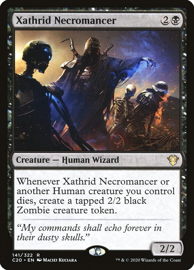 Image for Xathrid Necromancer (141) (Commander 2020) (C20) - Magic: The Gathering