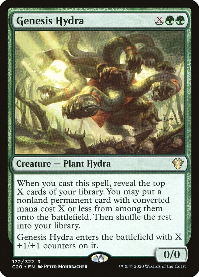 Image for Genesis Hydra (172) (Commander 2020) (C20) - Magic: The Gathering