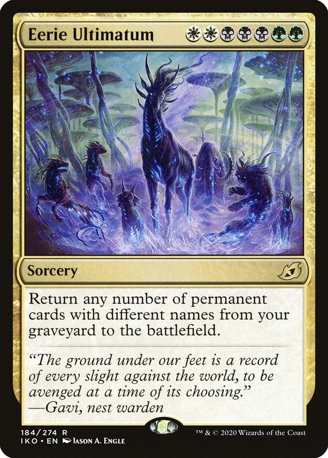 Image for Eerie Ultimatum (184) (Ikoria: Lair of Behemoths) (IKO) - Magic: The Gathering