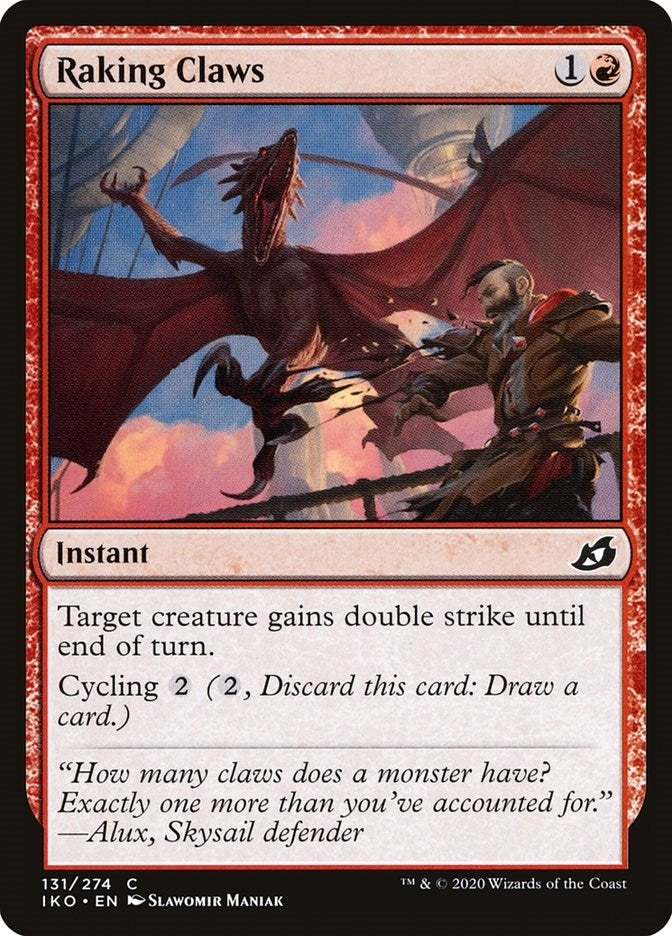 Image for Raking Claws (131) (Ikoria: Lair of Behemoths) (IKO) - Magic: The Gathering