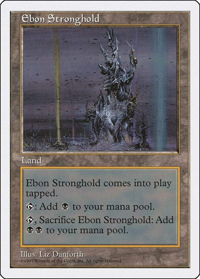 Image for Ebon Stronghold (Fifth Edition) (5ED) - Magic: The Gathering