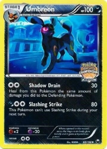 Image for Umbreon - 60/108 (Regional Championships) (060/108) (League & Championship Cards) - Pokemon
