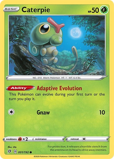 Image for Caterpie (001/192) (SWSH02: Rebel Clash) - Pokemon